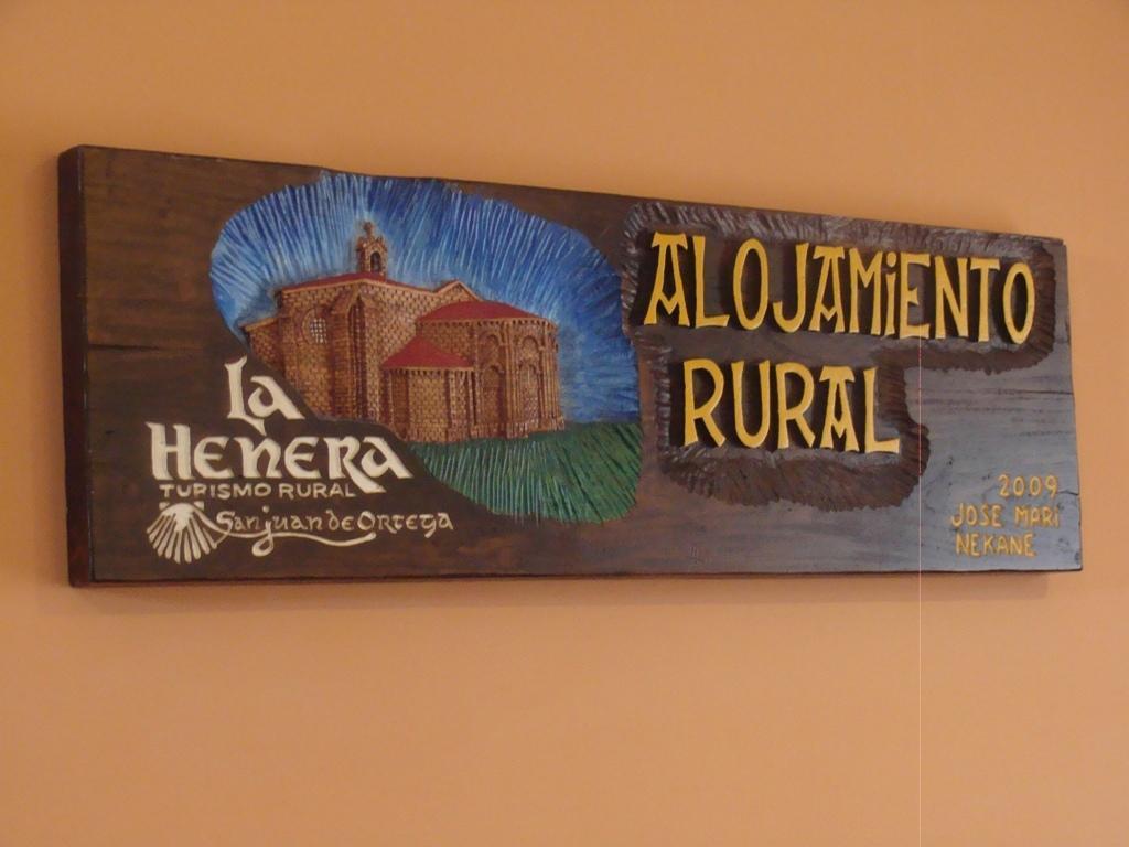 Alojamiento Rural La Henera San Juan de Ortega Exterior foto